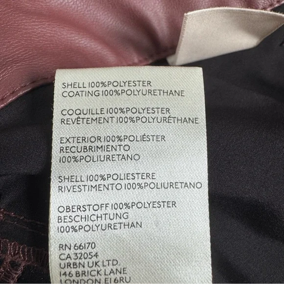 Anthropologie The Ya-Ya Vegan Leather Pant - Picture 14 of 14